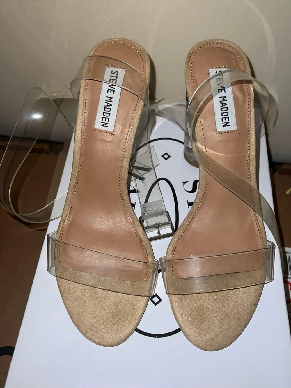 Steve Madden Gavina Sandals in Nude/Tan